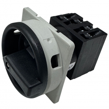 Preview: Hauptschalter 3-Polig 10 A - Fronteinbau IP65 Schwarz